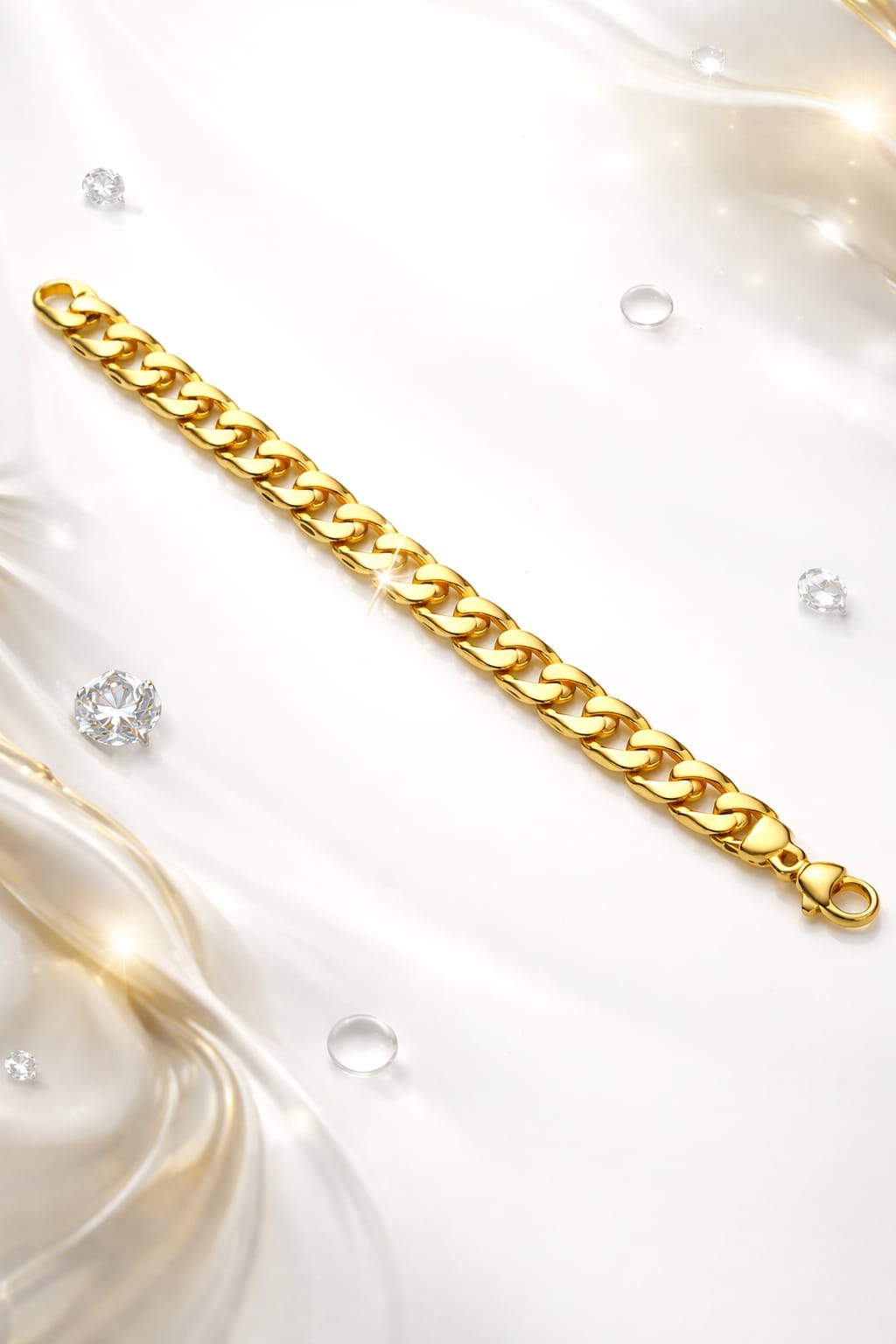 Royal Luxe Gold Cuban Bracelet